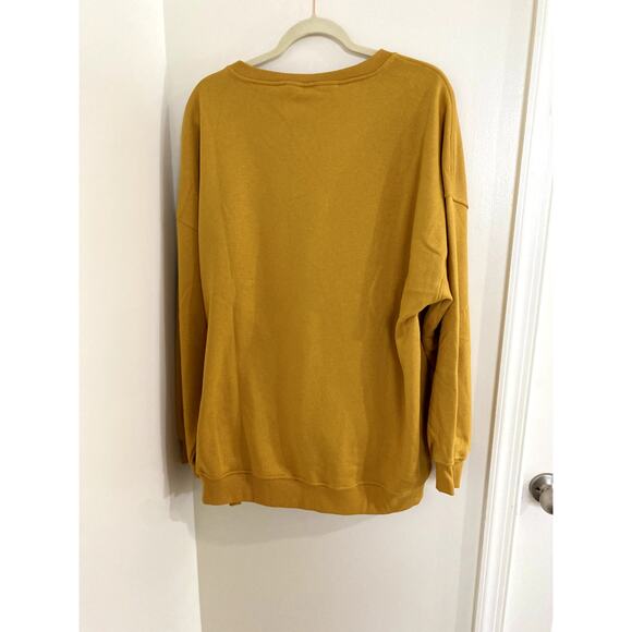 DoublJu Mustard Sweatshirt - Multiple Sizes - Picture 2 of 5